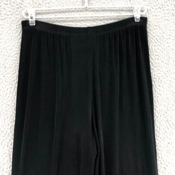 Chicos Pants Womens 1 US 8 Black Travelers Pull On Stretch Ankle Straight Leg - Picture 4 of 11